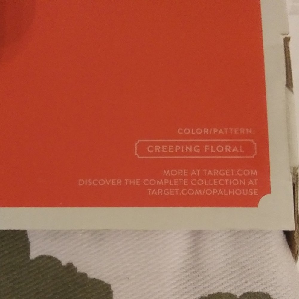 Opalhouse floral fabric shower curtain 72 x 72 New - Picture 7 of 8
